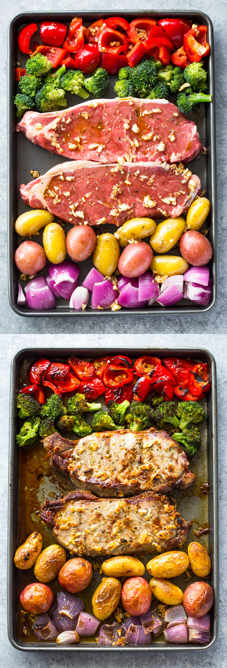 Sheet Pan Steak and Veggies