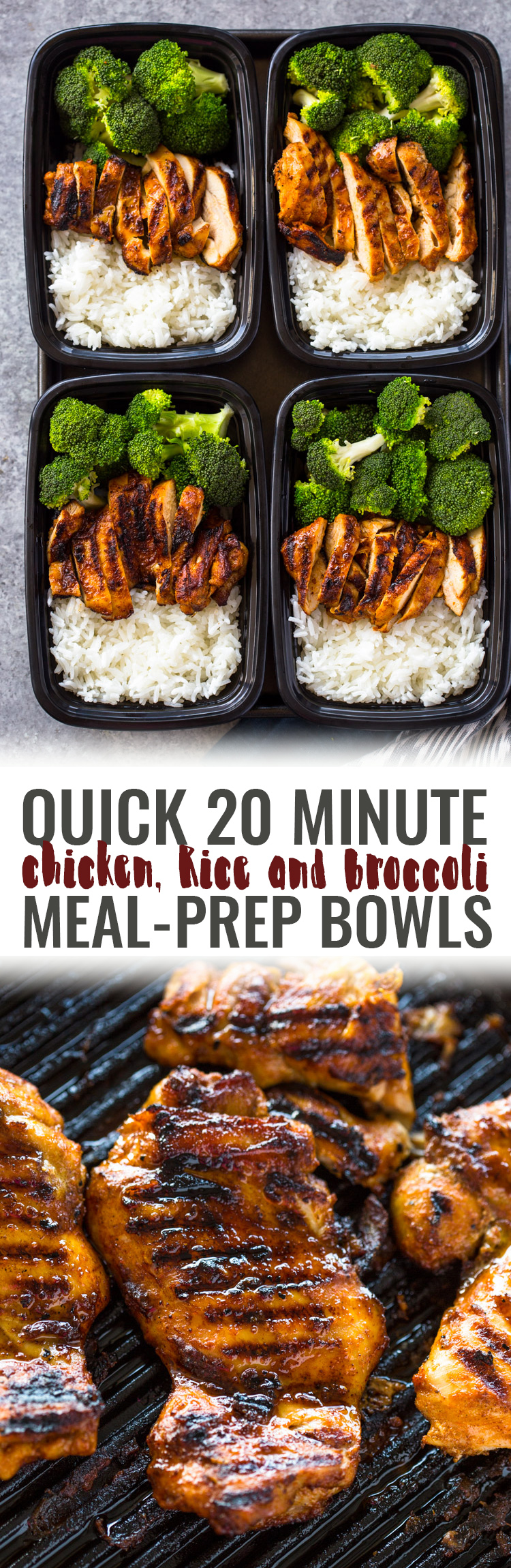20 Minute Meal-Prep Chicken and Broccoli