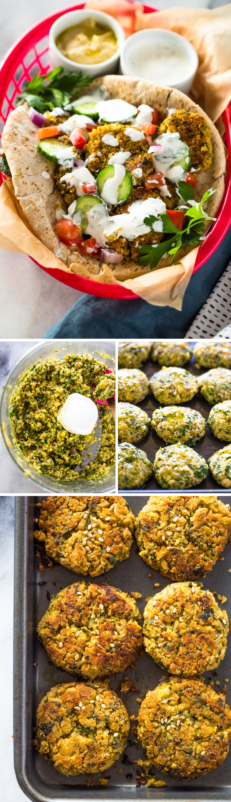 Crispy Baked Falafel