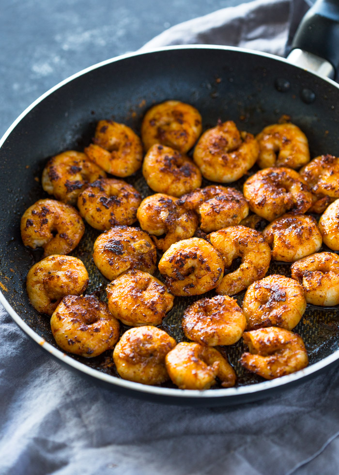 The Best 10 Minute Cajun Blackened Shrimp