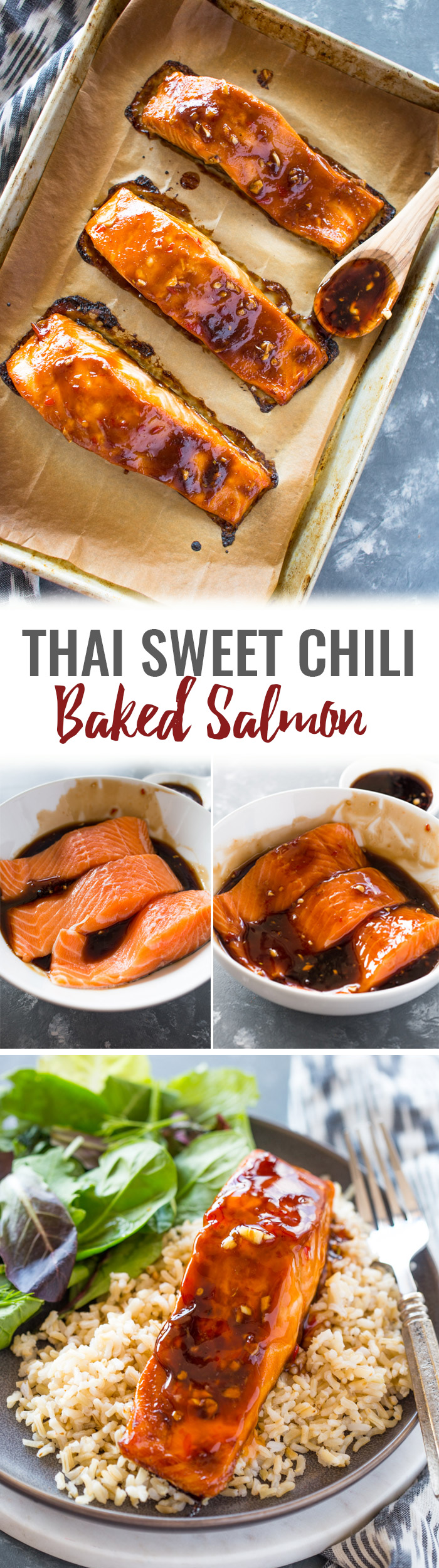 Thai Garlic Soy Sweet Chili Salmon 