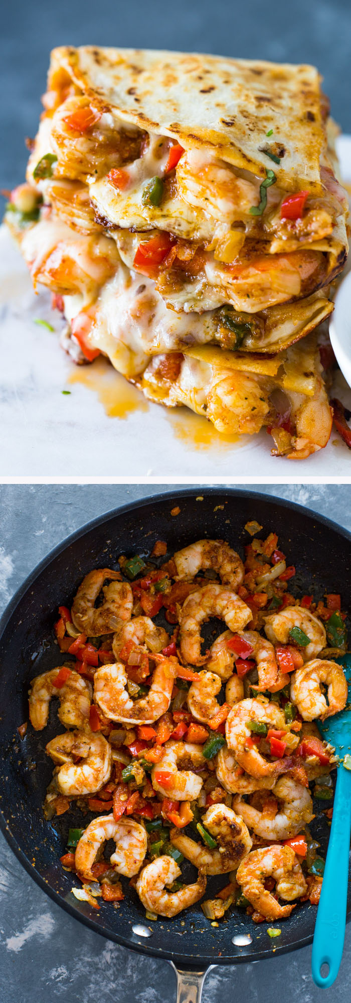 The Best Ever Shrimp Quesadillas