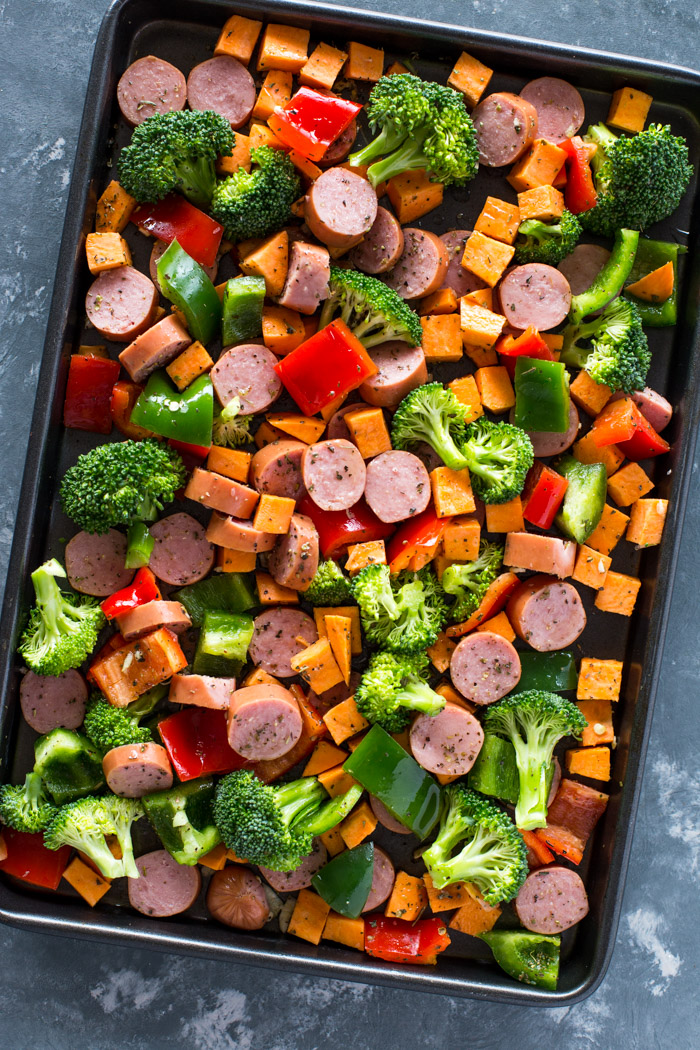 Roasted Sausage, Veggies and Quinoa Meal-Prep