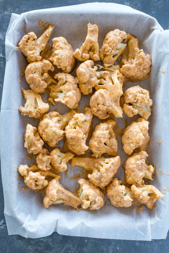 Baked Spicy Honey BBQ Cauliflower Wings