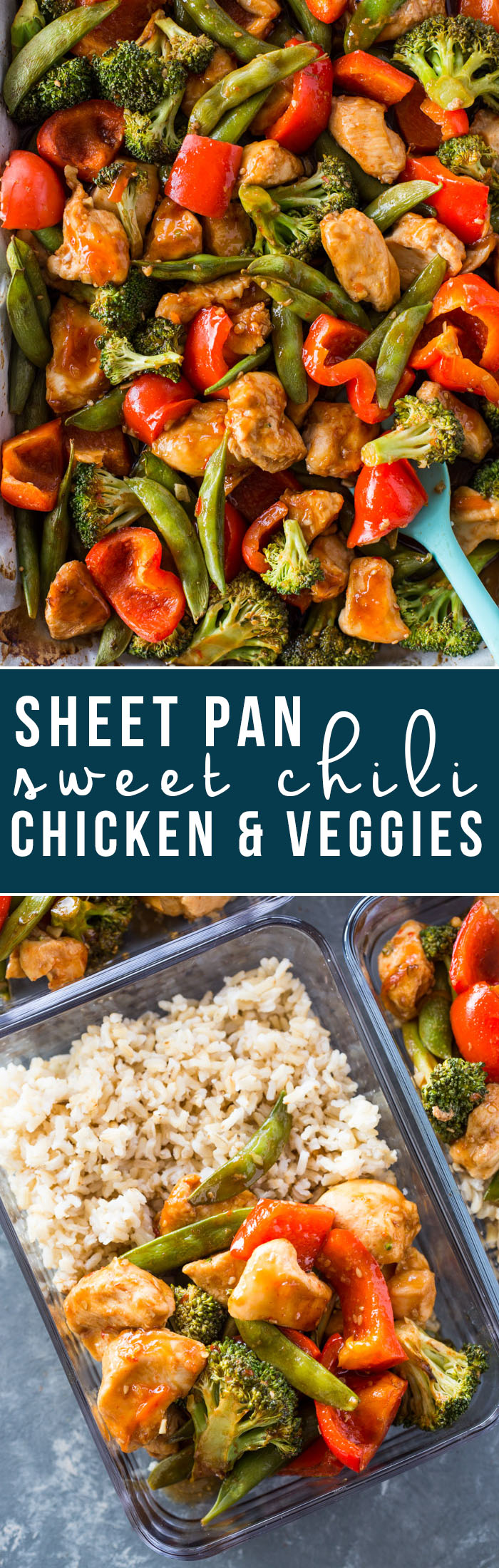 Sheet Pan Sweet Chili Chicken & Veggies