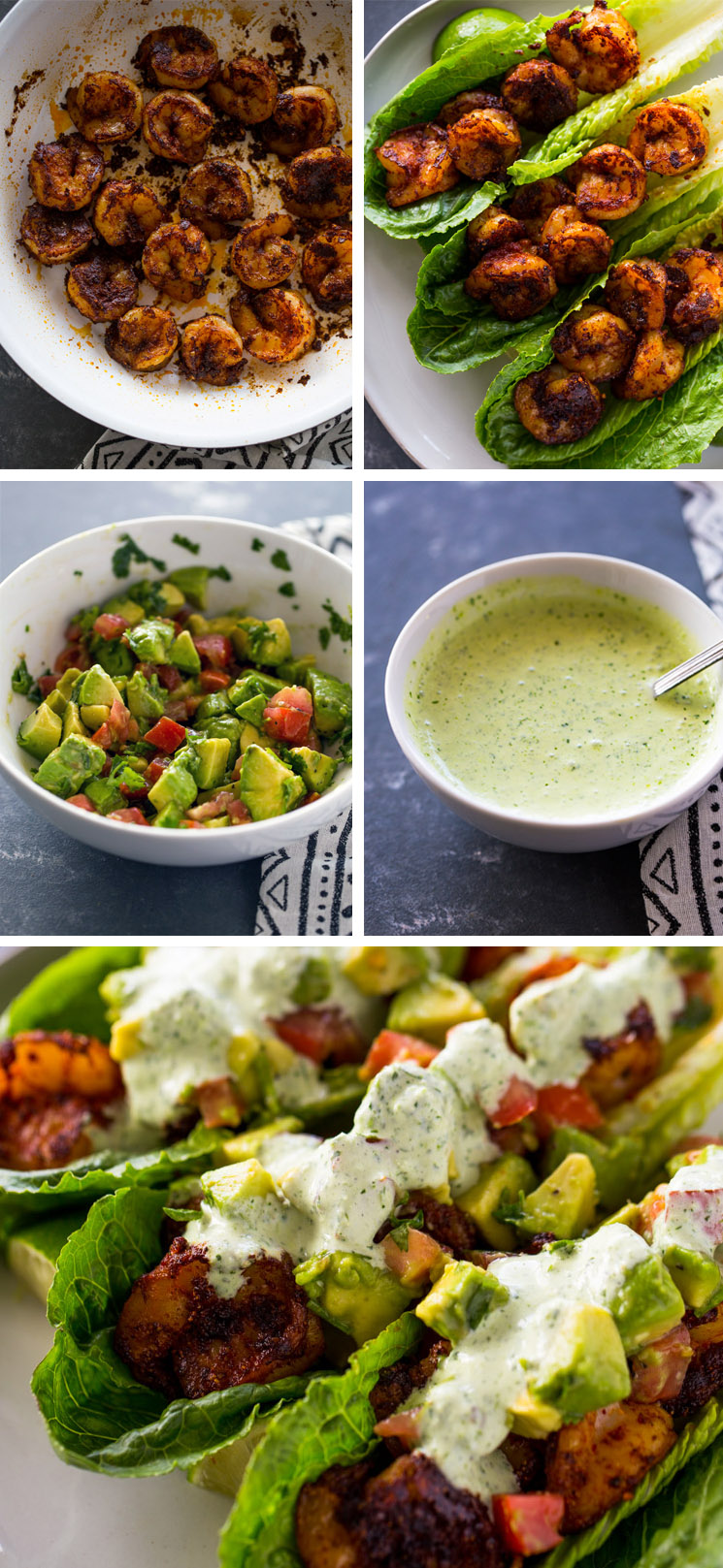 Spicy Shrimp Taco Lettuce Wraps