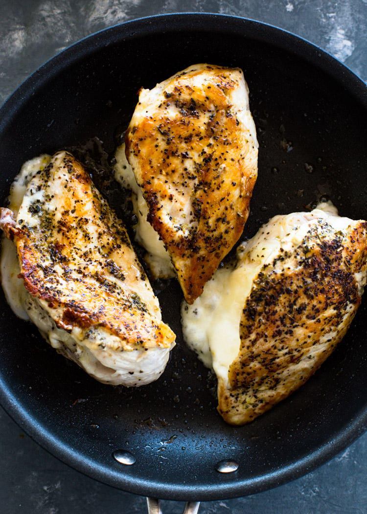 Keto Stuffed Chicken Parmesan
