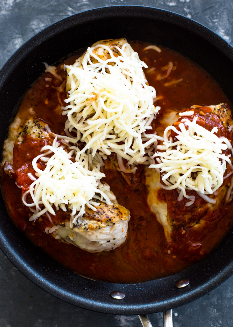 Keto Stuffed Chicken Parmesan