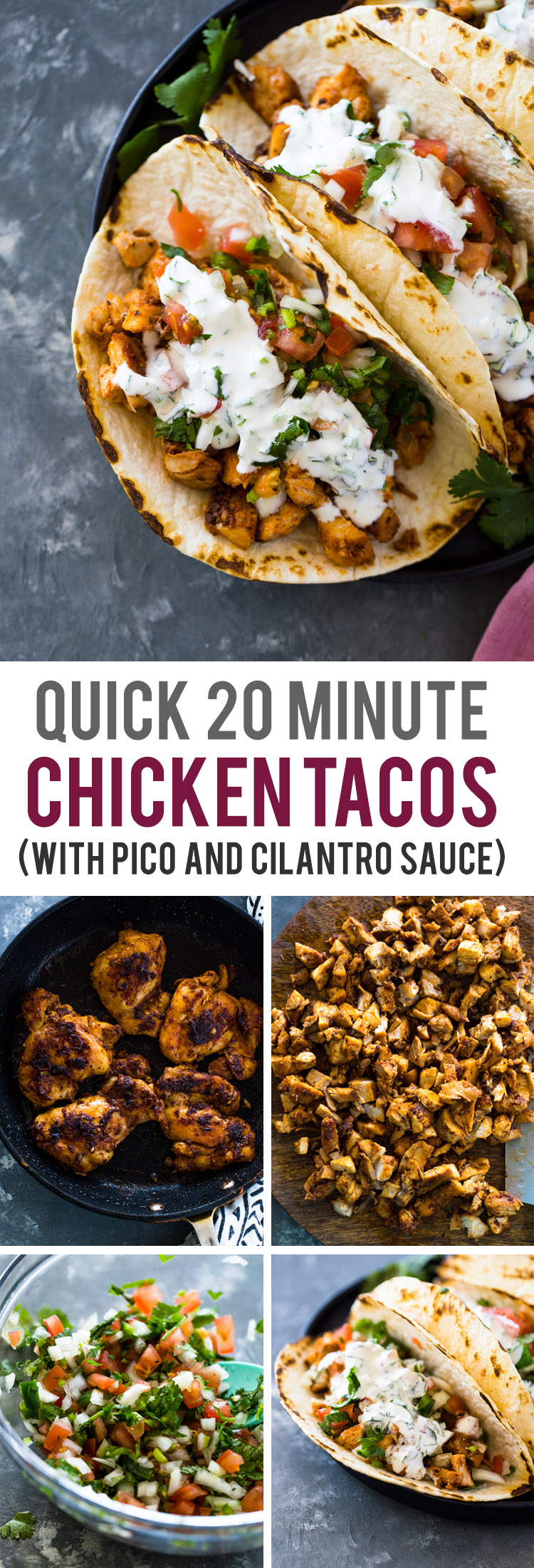 Easy 20 Minute Chicken Tacos