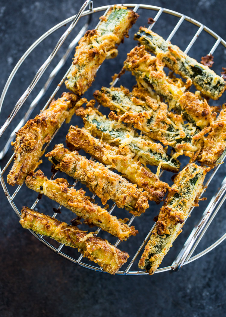 Air Fryer Zucchini Fries (Low Carb - Keto)