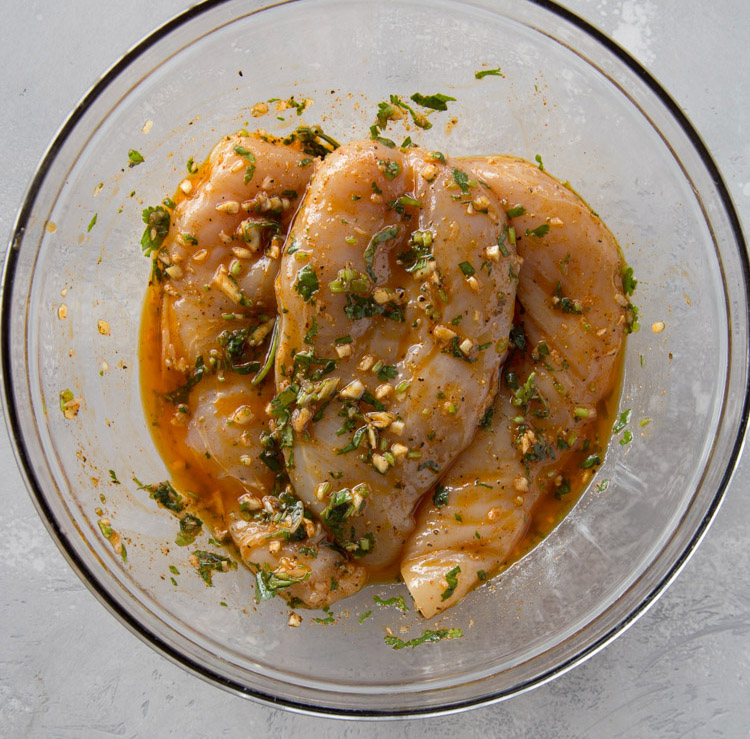 Grilled Chicken with Avocado Salsa