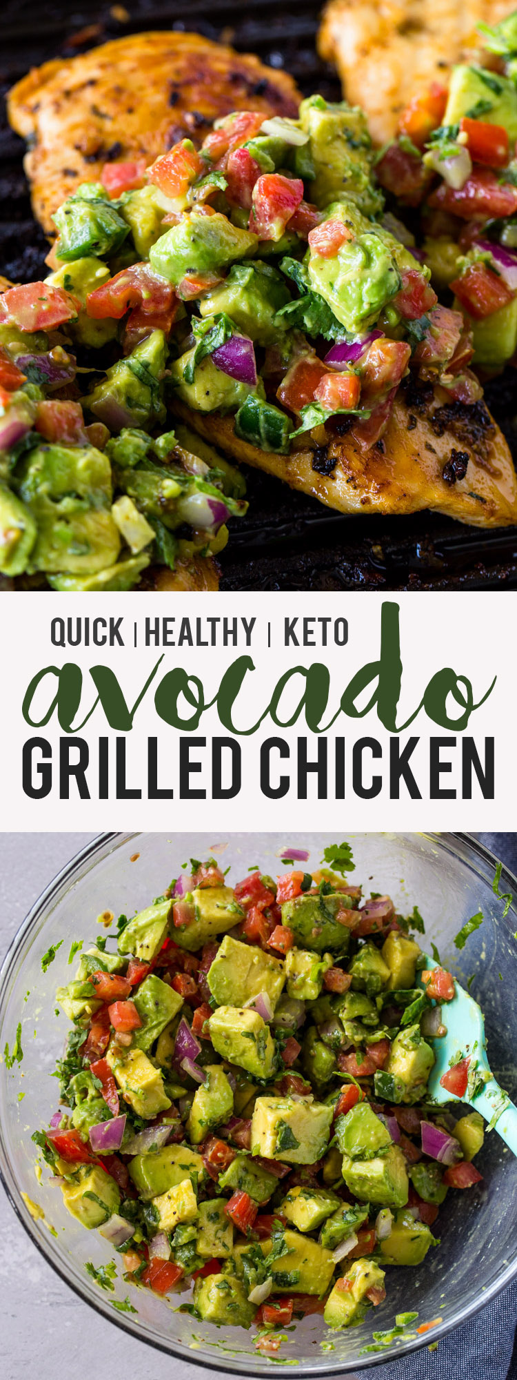 Grilled Chicken with Avocado Salsa