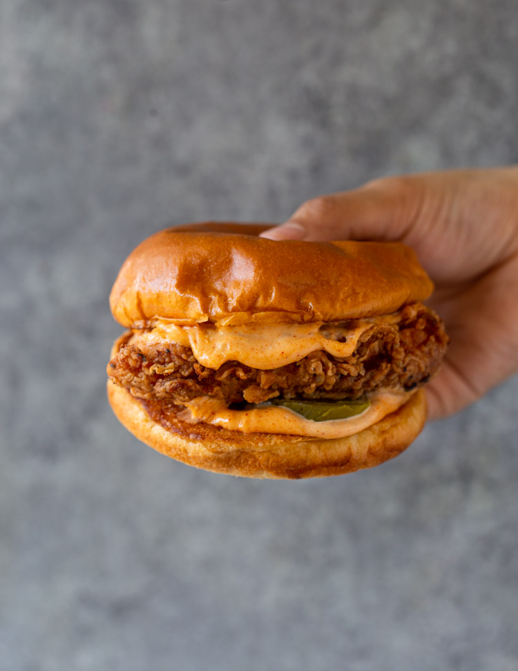 DIY Popeyes Buttermilk Fried Chicken Sandwich