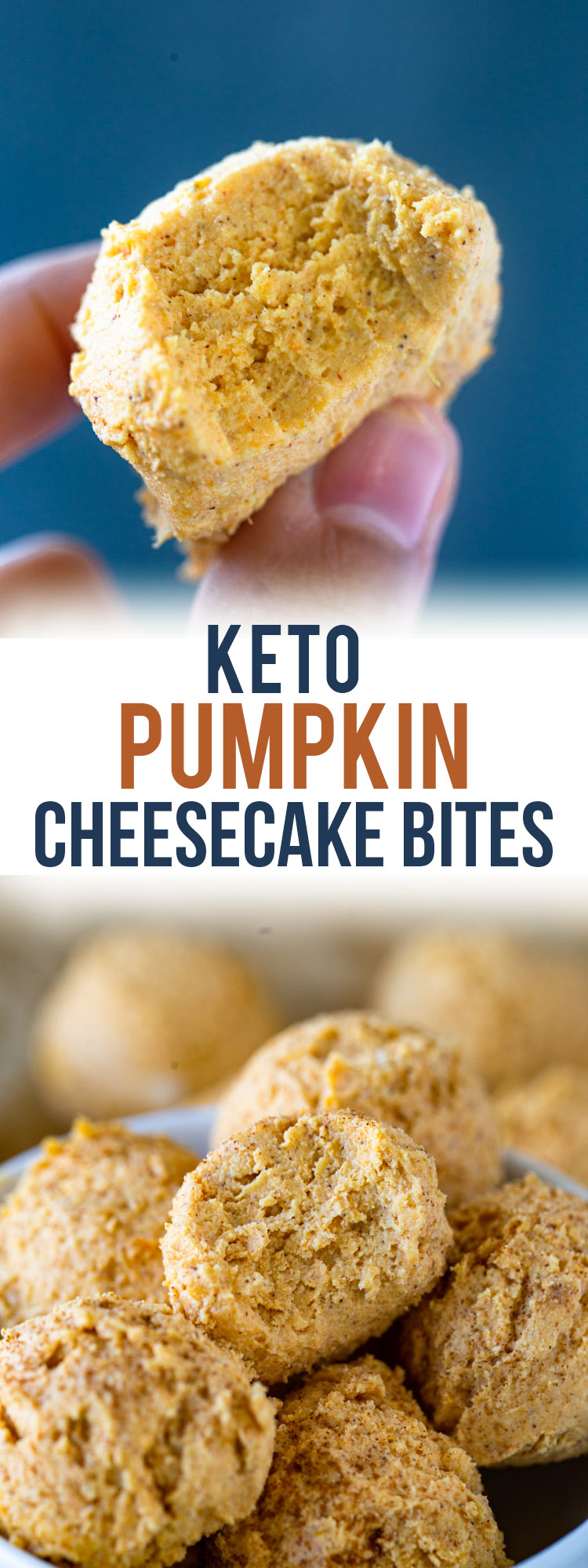 Keto Pumpkin Pie Cheesecake Bites