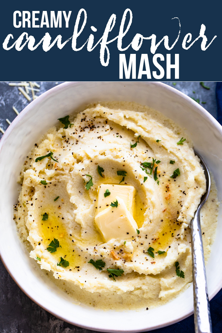 The Best Creamy Mashed Cauliflower (Low-carb/Keto)