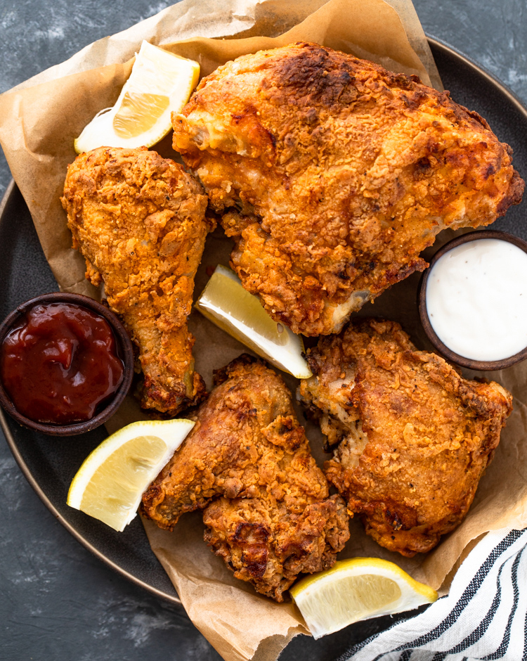 Spicy buttermilk Air Fryer Fried Chicken
