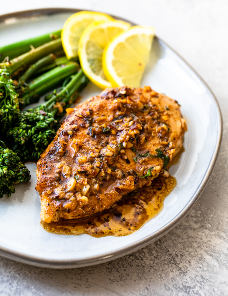 Garlic Butter Chicken & Broccoli (20 Minutes!)
